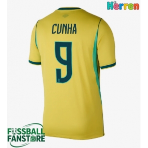 Brasilien Matheus Cunha #9 Replik Heimtrikot WM 2026 Kurzarm